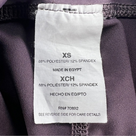 SIZE XS PURPLE ATHLETIC ACTIVEWEAR STRETCH PULL ON POCKETS YOGA - Picture 10 of 11